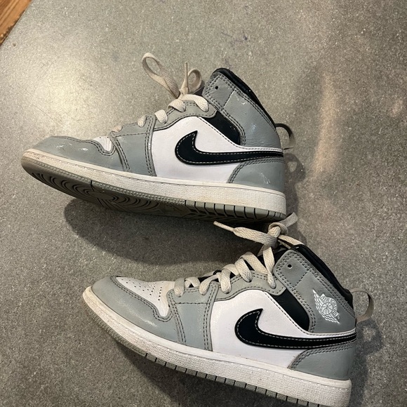 Nike Shoes Youth Jordan Mid Light Smoke Grey Poshmark